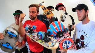 5 CRAZY BOARDS GAME OF SKATE [upl. by Ilowell]