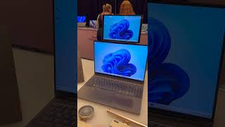 Display Kamera oder SSD ohne Kabel am Laptop  Lenovo Magic Bay im HandsOn  CES 2024 [upl. by Gayl]