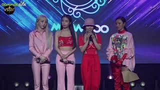 ENG SUB 190314 Mamamoo White Wind Media Showcase Interview [upl. by Yekim]