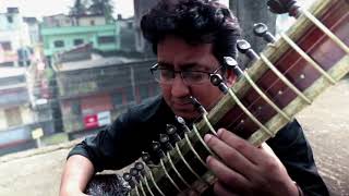 Ayub Bachchu  Instrumental  Tribute  Jubinart  Jubin Mitra [upl. by Anyad]