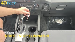 Nissan Frontier DISABLE Auto StartStop Feature  Turn ON and OFF permanently 20222024 [upl. by Eedrahc]