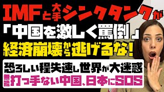 【IMFと大手シンクタンクが中国を罵倒】「経済崩壊から逃げるな！」恐ろしいほど失速し、世界が大迷惑…打つ手ない無能な中国、日本にSOS [upl. by Ahsieken]