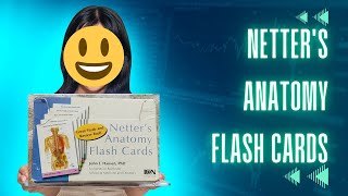 NETTERS ANATOMY FLASH CARDS UNBOXING [upl. by Virge]