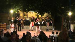 Greek night in Arolithos  Chaniotis  Cretan dances [upl. by Adnyleb]