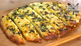 Garlic Bread  Low Carb Keto Diet Fast Food [upl. by Mast]