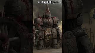 The harsh brutality of the Shrine Anchorite Trench Crusade Lore trenchcrusade gaming [upl. by Heda]