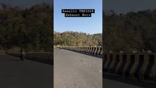 Benelli TRK502X  Exhaust Sound  ytshorts benellitrk502x shorts biker [upl. by Htebazileyram]