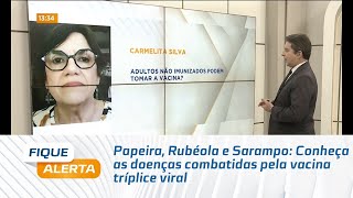 Papeira Rubéola e Sarampo Conheça as doenças combatidas pela vacina tríplice viral [upl. by Viv660]