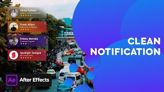 After Effects Tutorial 11 Creating Clean Notifications with Blur [upl. by Karita]