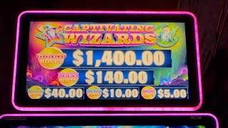 OCR Slots Brand New Slot Captivating Wizards From Lightning Gaming  Choctaw Casino Pocola Oklahoma [upl. by Coletta]