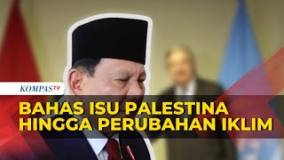 Pertemuan Presiden Prabowo Dengan Sekjen PBB Antonio Guterres Ini Yang Mereka Bahas [upl. by Aamsa]