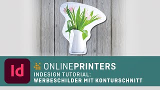 InDesignTutorial Werbeschilder mit Konturschnitt [upl. by Eerihs]