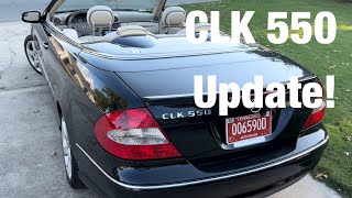 October 5 2024 update of Mercedes CLK 550 Cabriolet POV walk around test drive [upl. by Nosiaj]