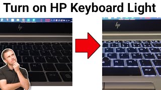 How to Enable Keyboard light on HP laptop Windows 10 [upl. by Lemmuela798]