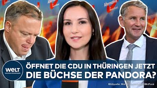 THÜRINGEN AFDBRANDMAUER WACKELT  Öffnet die CDU nun die Büchse der Pandora [upl. by Gerhardine319]