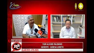 YURI ALEGRE PALOMINO  GERENTE  GERESA LORETO [upl. by Aeriell]