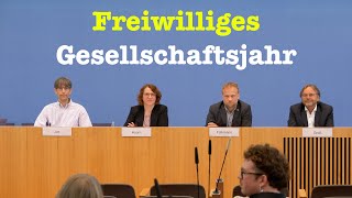 Rechtsanspruch auf freiwilliges Gesellschaftsjahr  BPK 13 Juni 2024 [upl. by Llirpa612]