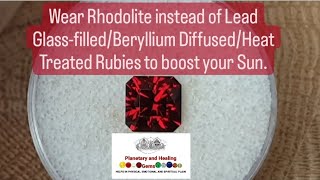 Rhodolite  Rhodolite Garnet  Rhodolite Garnet Benefits  Rhodolite vs Ruby  Almandine Garnet [upl. by Schroeder]