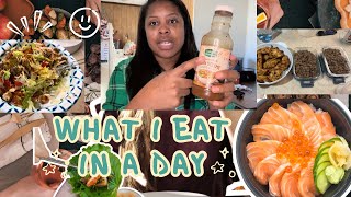 WHAT I EAT IN A DAY  meal prep 1500 CALORIE [upl. by Clayberg]