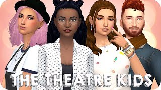 HIGH SCHOOL CLIQUES  THE THEATRE KIDS  Sims 4 Create A Sim [upl. by Madonna]