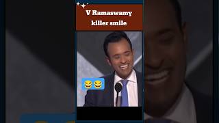 indian American vivek ramaswamy killer smile shorts trump usa vivekramaswamy [upl. by Burhans]