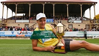 Woolworths Stawell Gift 2016  Mens 120m Final [upl. by Aillil]