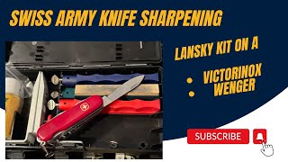 Lansky Sharpener The Key To Razor Sharp Swiss Army Knives  SAK Talk [upl. by Eekaz919]