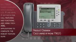 Cisco Unified IP Phone 7962G Product Overview [upl. by Cyler]