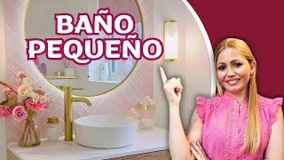 BAÑO PEQUEÑO 5 elementos esenciales que no pueden faltar y 5 que deben evitarse en su decoración [upl. by Arolf749]