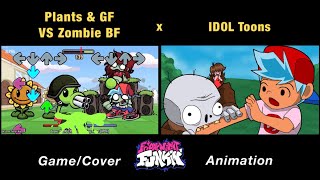 Plants VS Zombie BF “BLOOM N BRAINS  BAD BASH”  PVZ Plants VS Rappers  GAME x FNF Animation [upl. by Hainahpez]