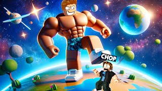 ROBLOX CHOP AND FROSTY COMPETE IN KICKBOXING SIMULATOR [upl. by Ressay223]