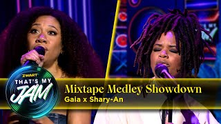 Gaia en SharyAn zingen WHITNEY HOUSTON amp ARIANA GRANDE  Mixtape Medley Showdown  That’s My Jam [upl. by Philipps]