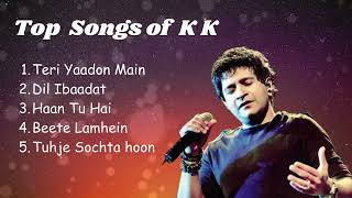 Top Songs of kk  Emraan Hashmi Songs  Best Songs  Hits Bollywood Songs  KK Songs  2024 [upl. by Lucian]