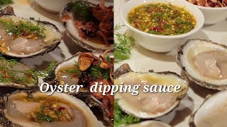 Fresh Oyster dipping Sauce [upl. by Siramay461]