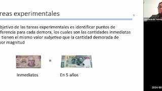 Descuento temporal y adicciones ¿Correlación o Causalidad Mtro Luis Gerardo Valenzuela [upl. by Tedder]