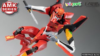 YOLOPARK x EVANGELION AMK Series EVA02 PRODUCTION MODEL 20CM Model Kit [upl. by Maggs]