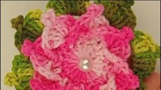 Beautiful and unique Crochet Flower 🌸🌺 pattern DIY flowers BongKnitting viralvideo [upl. by Enneiluj]