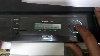 Samsung Xpress C480W Check Toner Level Without Computer [upl. by Anaihr]