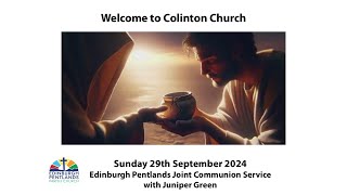 Edinburgh Pentlands Morning Service of Holy Communion 29th September 2024 [upl. by Ola]