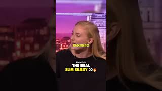 Sophie Turner Rapping Eminems The Real Slim Shady 😅💯eminem slimshady rockumtv shorts [upl. by Consuelo]