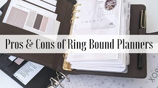 Ring Bound Planners  Pros and Cons [upl. by Drake564]