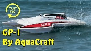 AquaCraft GP1 Ultra Hydroplane RC Boat Review [upl. by Rodrick]