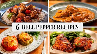 6 Easy Bell Pepper Recipes You Have to Try [upl. by Nevil]