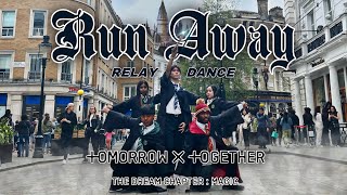 KPOP IN PUBLIC  RELAY DANCE TXT 투모로우바이투게더  Run Away  Dance Cover by ODC  ONE TAKE 4K [upl. by Divadnoj]