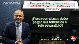 reemplacamiento y verificación Septiembre placa 5 y 6 edoméx reemplacamiento verificación [upl. by Nnylcaj214]