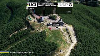 UCI MTB World Championships 2024  Andorra Pal Arinsal  CrossCountry Short Track XCC [upl. by Seek68]