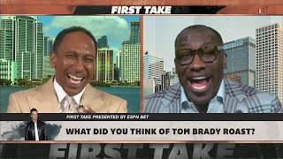 EPIC SENSATIONAL 👏 Stephen A LOVED the Roast of Tom Brady  First Take [upl. by Coats]