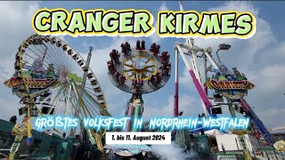 Cranger Kirmes 2024  Größtes Volksfest in NRW [upl. by Ahselrak]