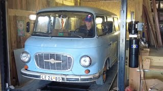 EastGerman Barkas B1000 exhaust work [upl. by Nywles]