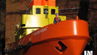 trailer Voith Schneider Tug boat Süderoog 🎬 [upl. by Kciremed]